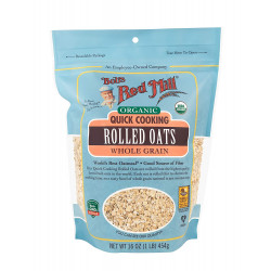 Bob's Red Mill Organic Quick Cooking Rolled Oats, 454gram