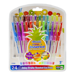 Bazic 24 Scented Glitter Color Essence Gel Pen