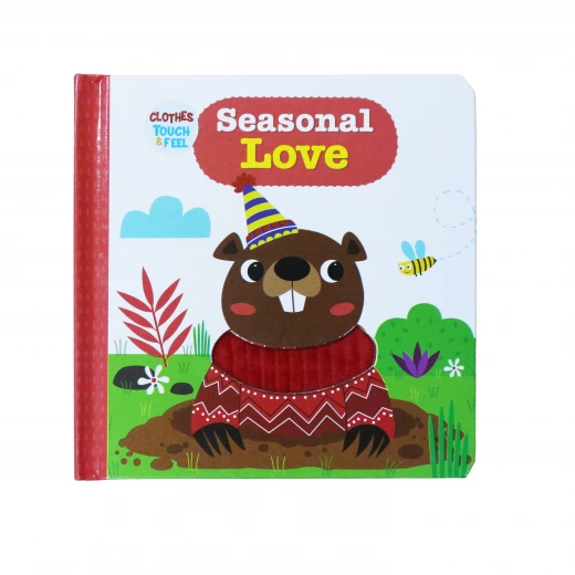 Dar Al Ma'arif Seasonal Love Touch and Feel the Animals Book, English Version