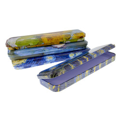 Bazic Tin Pencil Box Small, 1 Box