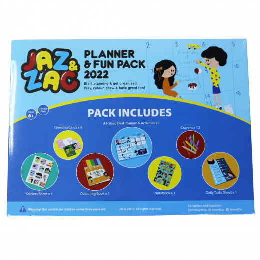 Jaz & Zac Planner & Fun Pack 2022