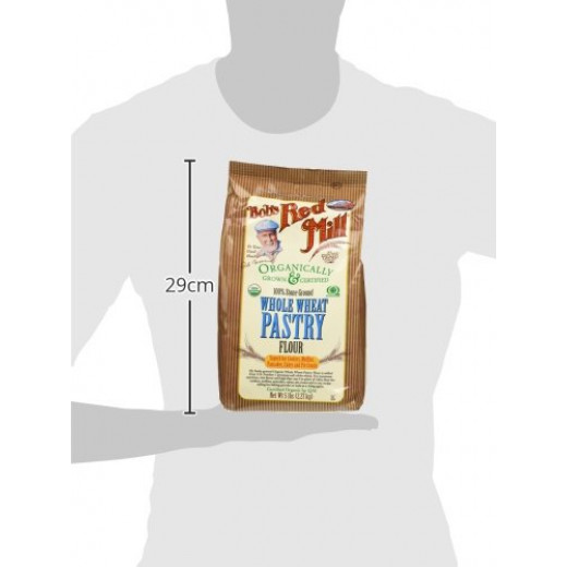 Bob's Red Mill, Organic Pastry Flour, Whole Wheat, 2.270kg