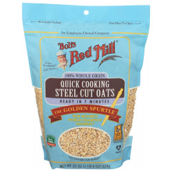 Bob's Red Mill Quick Cooking Steel Cut Oats, 624 gram