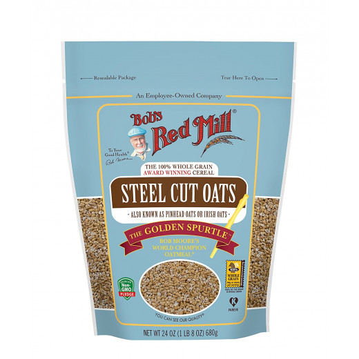 Bob's Red Mill steel Cut Oats, 680g