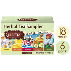 Celestial Herbal Tea Sampler Caffeine Free, 31gram