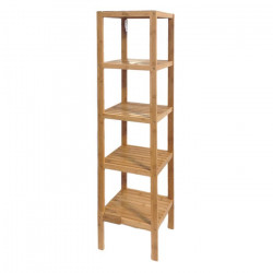 Nova Home Fend Rack Unit, Bamboo, 5 Shelves, Beige Color