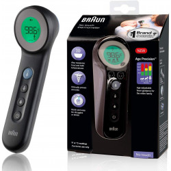 Braun 3 in 1 No Touch Thermometer, Black Color