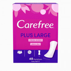 Carefree Panty Liner Large Fresh Scent Pack of 48 Magenta