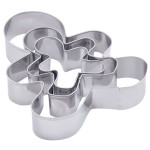 Dr.Oetker Gingerbread Man Cutter, 3Pcs, Stainless Steel