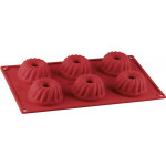 Dr. Oetker Mini Silicone Kouglof Mold, Set of 6 Pieces