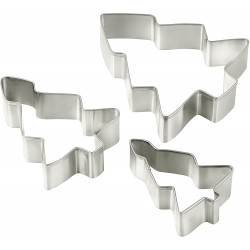 Dr. Oetker Cookie Cutter Set, 3 Pieces