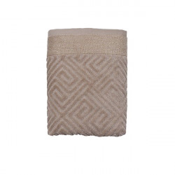 Nova Home Gold Versace, Cotton Jacquard Towel, Bath Towel, Beige Color