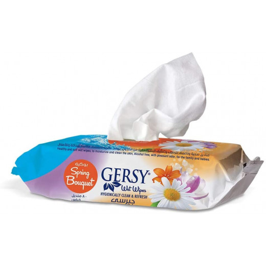 Gersy Wet Wipes Bouqet, 80 pc