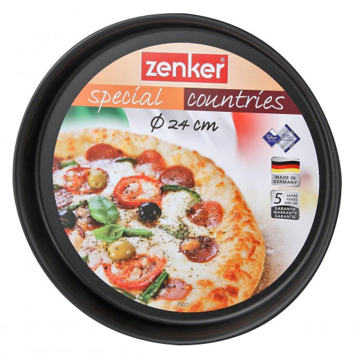 صينية بيتزا، 24.5* 2.5 سم، الاسود من زينكر