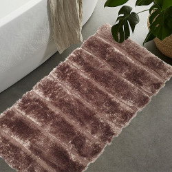 Nova Home Line Pearl Bath Mat, Brown Color