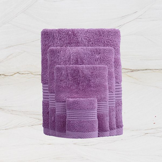 Nova home pretty collection towel, cotton, mauve color, 40*60 cm