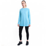 RB Women's Long Sleeve Training Top, Medium Size, Blue Color