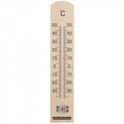 Fackelmann Wooden Thermometer, 25 CM