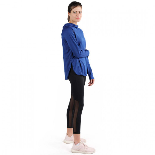 RB Women's Short Running Hoodie, XX Large Size, Royal Blue Color