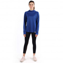 RB Women's Short Running Hoodie, Large Size, Royal Blue Color