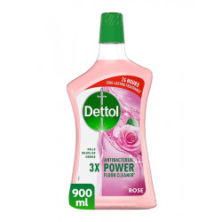 Dettol Powerful Anti-Bacterial Floor Cleaner Rose Scent, 900ml