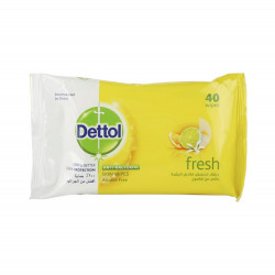 Dettol Anti Bacterial Fresh Skin Wipes, 40 Wipes