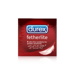 Durex Fetherlite Condoms Thin, 3 Pieces