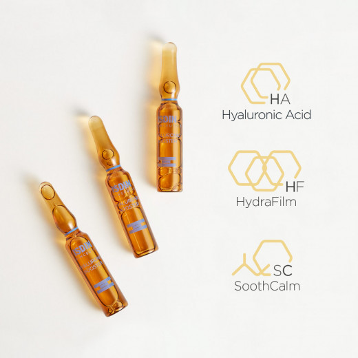 Isdin Isdinceutics Hyaluronic Booster Serum Moisturizer, 10 Ampoules, 2ml