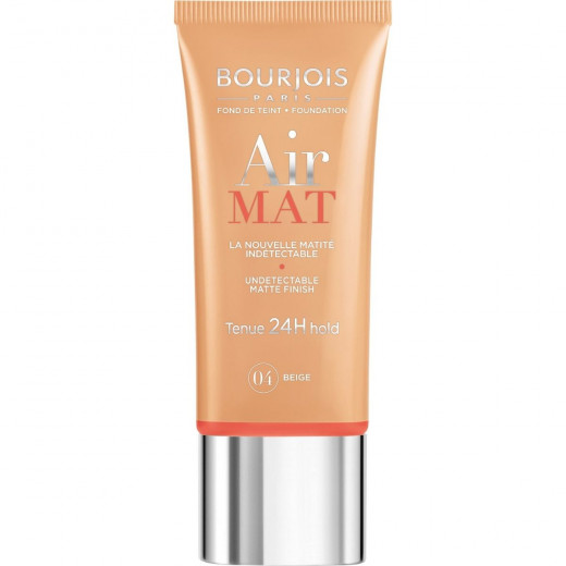 Bourjois Paris Air Mat 24 Hour Foundation, Beige Color, 30 Ml, Number 04