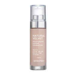 Seventeen Natural Velvet Matte Foundation, Beige Color, Number 04