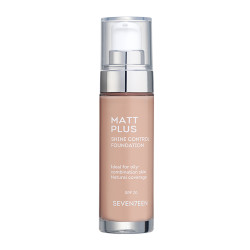 Seventeen Foundation Matt Plus, Rose, Number 02, 30 Ml