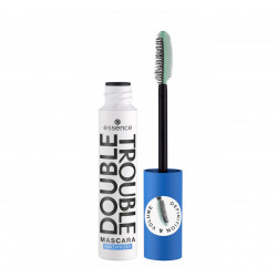 Essence Double Trouble Extra Black Waterproof Mascara, Blue Color