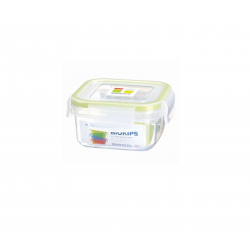 Komax Biokips Square Food Storage Container, 300 ml