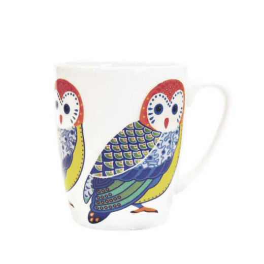 Churchill Paradise Birds Oak Mug Owl, 400 ml