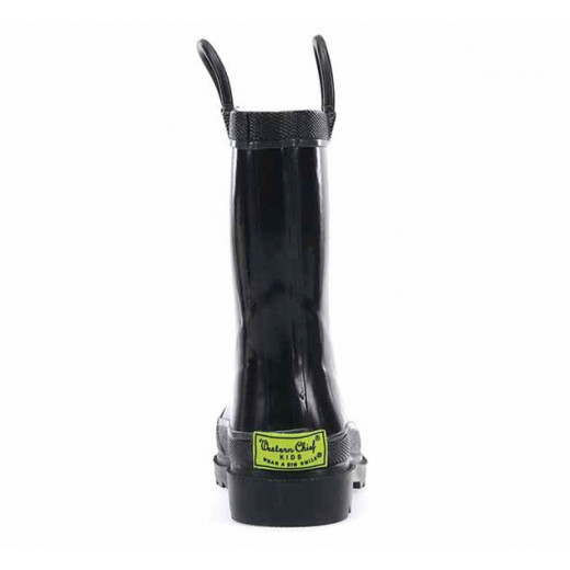 Western Chief Kids Firechief Rain Boot, Black Color, Size 22