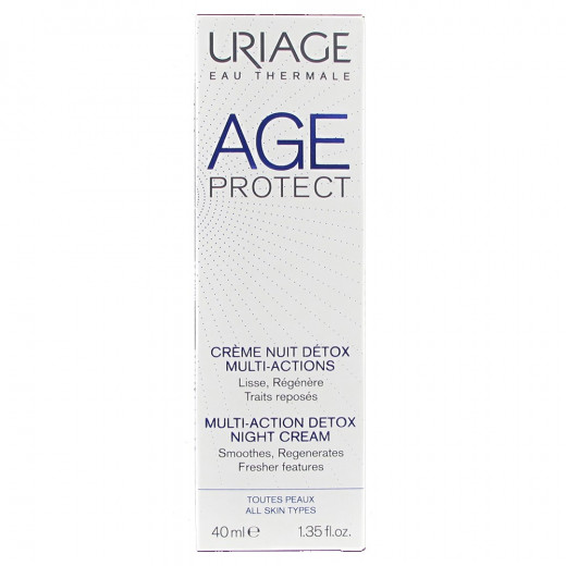 Uriage Age Lift Detox Night Cream, 40 Gram