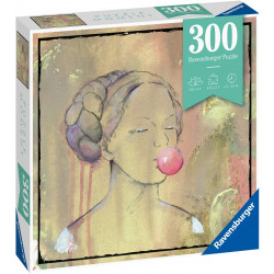 Ravensburger Puzzle Bubblegum Lady, 300 Pieces