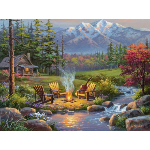 Ravensburger Puzzle Riverside Living Room, 750 Pieces