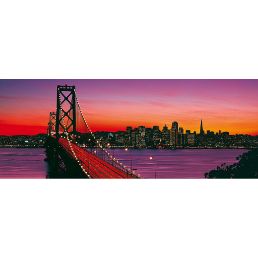 Ravensburger Puzzle Panorama San Francisco Bridge, 1000 Pieces