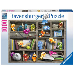 Ravensburger Puzzle Jelini On The Bookshelf, 1000 Pieces