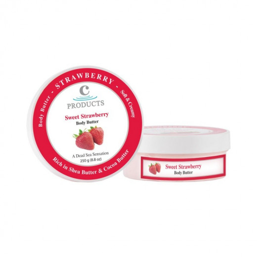 C-Products Sweet Strawberry Body Butter, 250 Gram