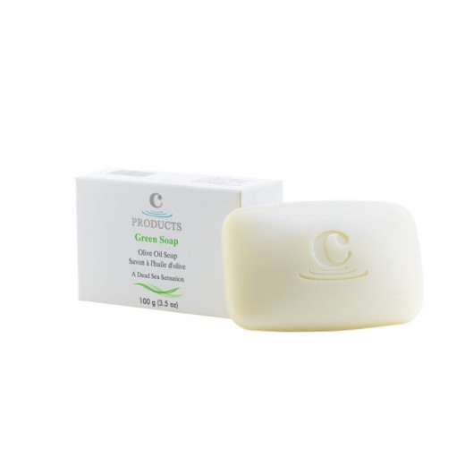 C-Products Green Olive Oil Soap, 100 Gram