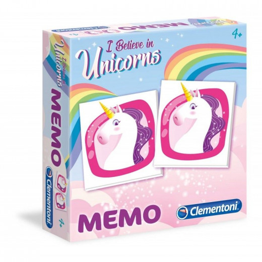 Clementoni , Memo Pocket Unicorn