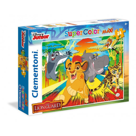 Clementoni Puzzle 24 Pieces, Maxi Lion Guard