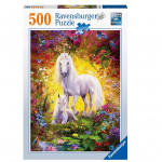 Ravensburger Puzzle Unicorn And Foal, 500 Pieces