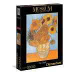 لعبة الأحجية بتصميم لوحة عباد الشمس فان جوخ , 1000 قطعة من كليمنتوني