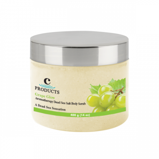 C-Products Grape Glow Aromatherapy Body Scrub, 400 Gram