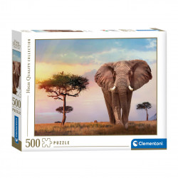 Clementoni Puzzle , High Quality Collection African Sunset , 500 Pieces