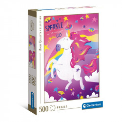 Clementoni Puzzle , High Quality Collection Unicorn , 500 Pieces