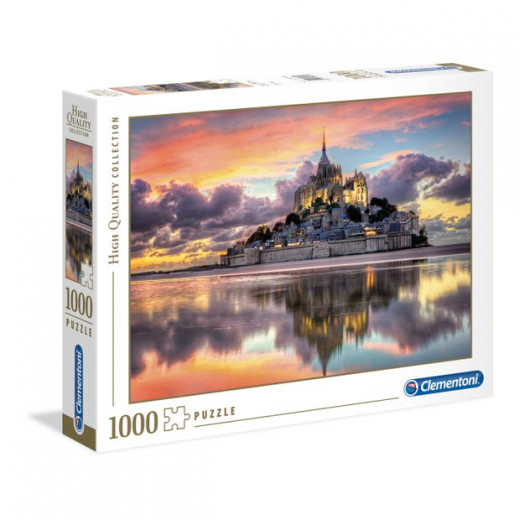 Clementoni High Quality Collection Puzzle, The wonderful Mont Saint Michel , 1000 Pieces